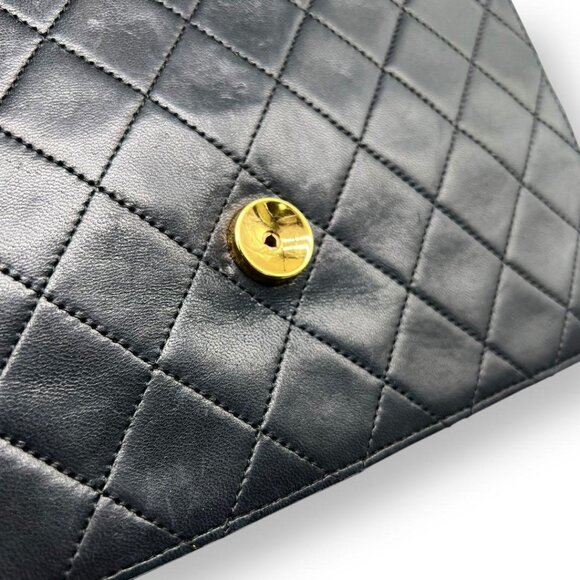 Authentic CHANEL 24K Timeless Classic Vintage Small Single Flap Bag Chain Purse - Picture 15 of 16